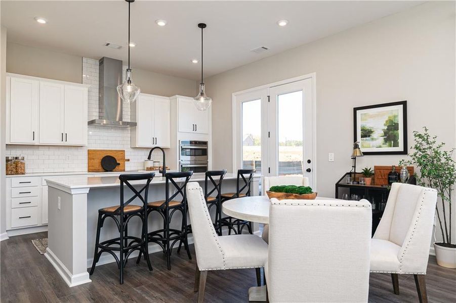 Furnished interior view inside a new home in Annsbury Park, Lilburn (Image 12).