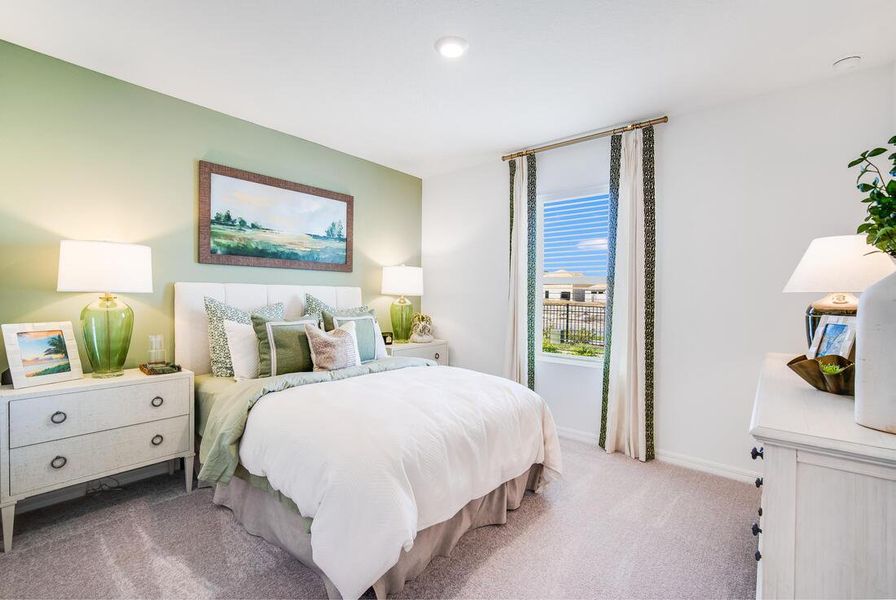 Furnished interior view inside a new home in Waterstone, Groveland (Image 25).