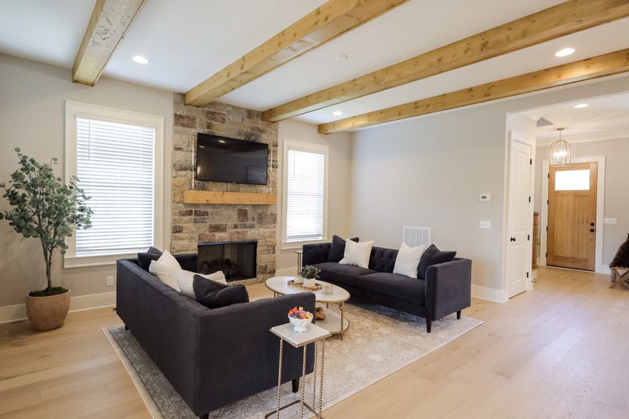 Furnished interior view inside a new home in Faith View, Ooltewah (Image 34).