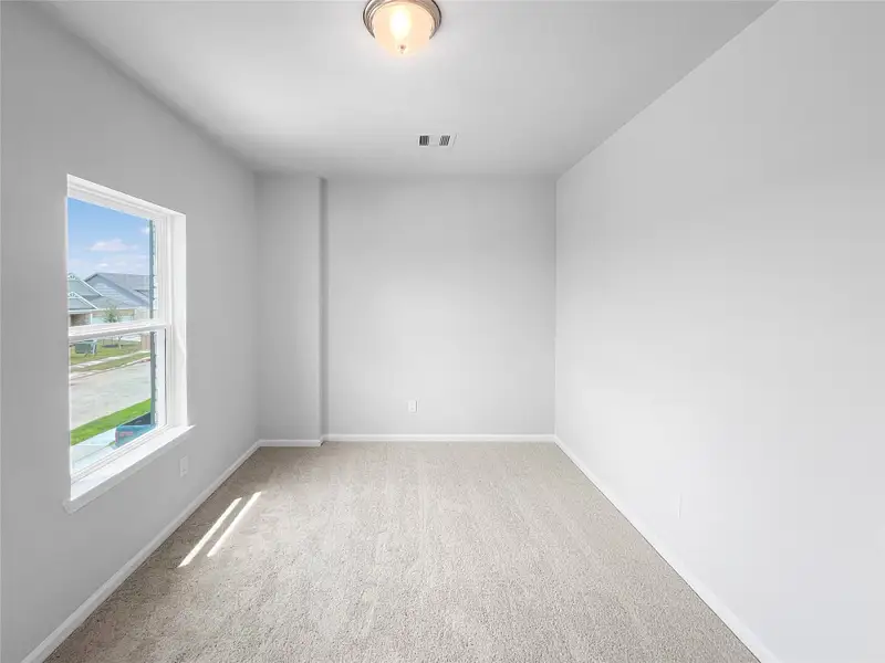 The Waring III- Bedroom 3. Sample image for illustration; upgrades, options, and colors may vary.