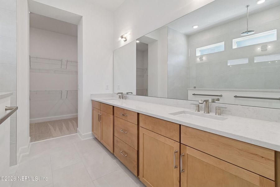 Furnished interior view inside a new home in Reflections 50' Front Load, Ponte Vedra (Image 13).