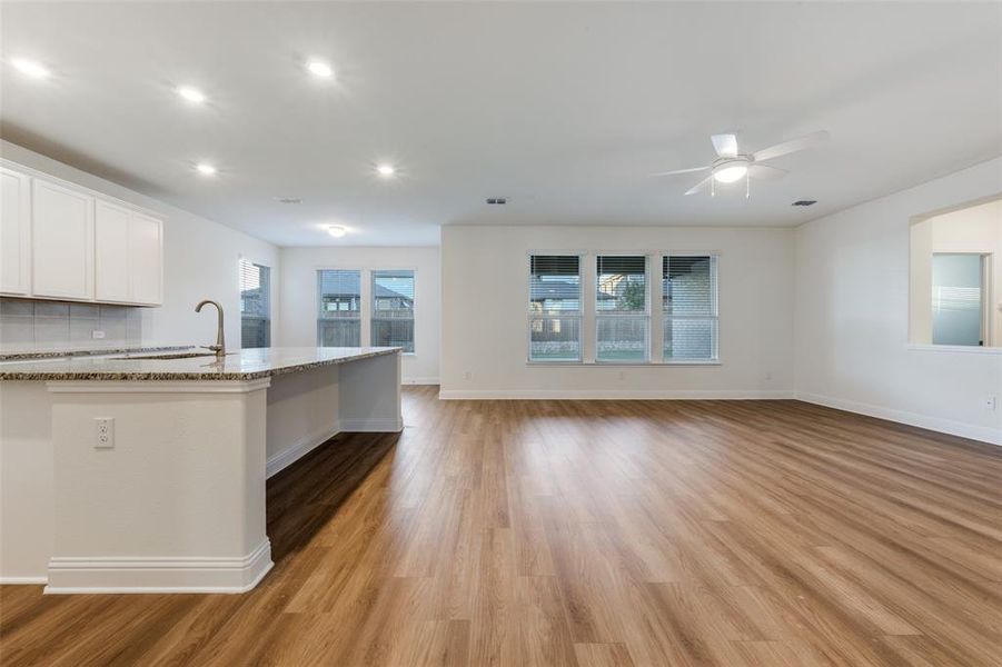 Spacious, unfurnished interior of a new home in The Preserve Estates, Justin (Image 26).