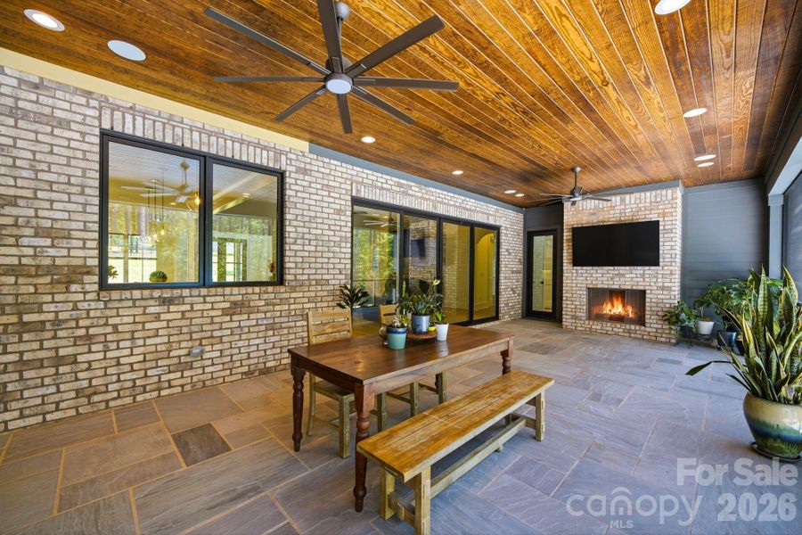 Exterior details and patio area of a home in , Lancaster (Image 26).