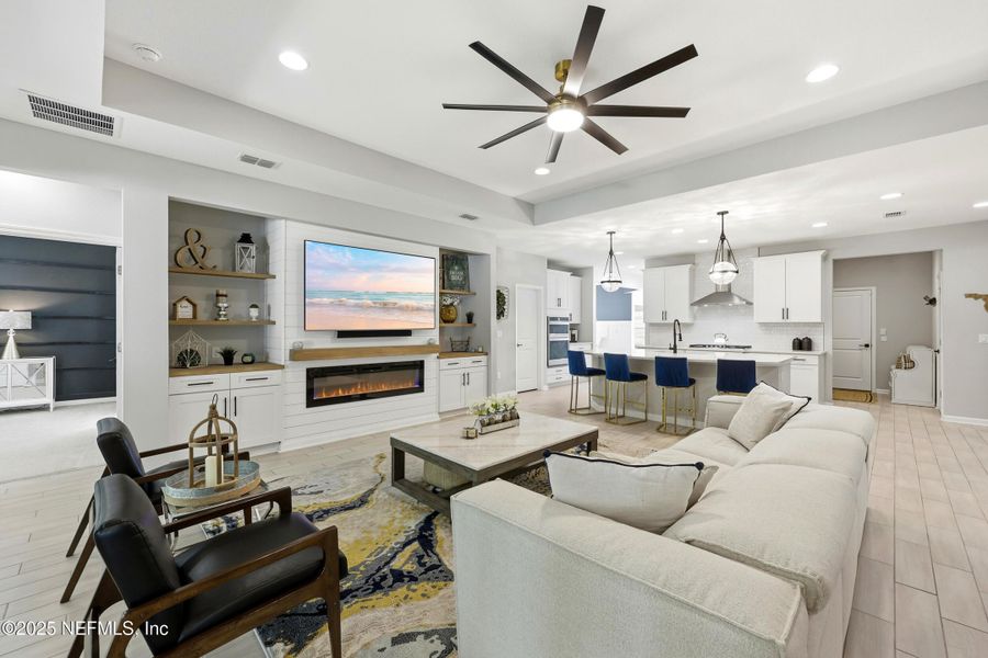 Furnished interior view inside a new home in Silver Landing at SilverLeaf, St. Augustine (Image 12).