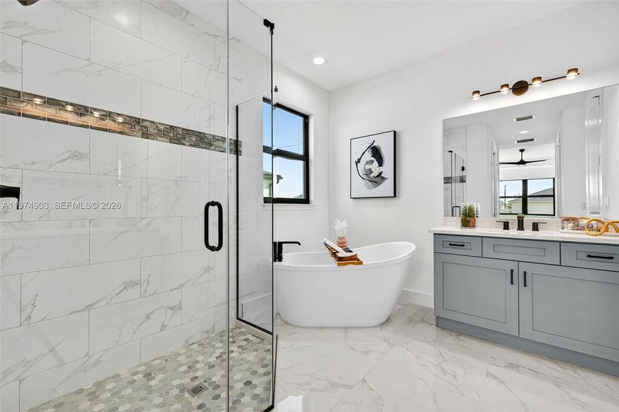 Furnished interior view inside a new home in , Lehigh Acres (Image 26).