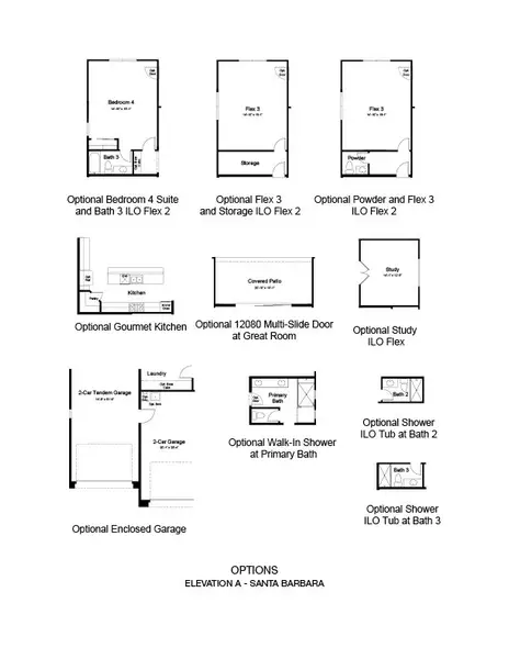 2D floor plan layout of this home in Artisan at Asante, Surprise, AZ (Image 4). 2D floor plan layout of this home in Artisan at Asante, Surprise, AZ (Image 4).