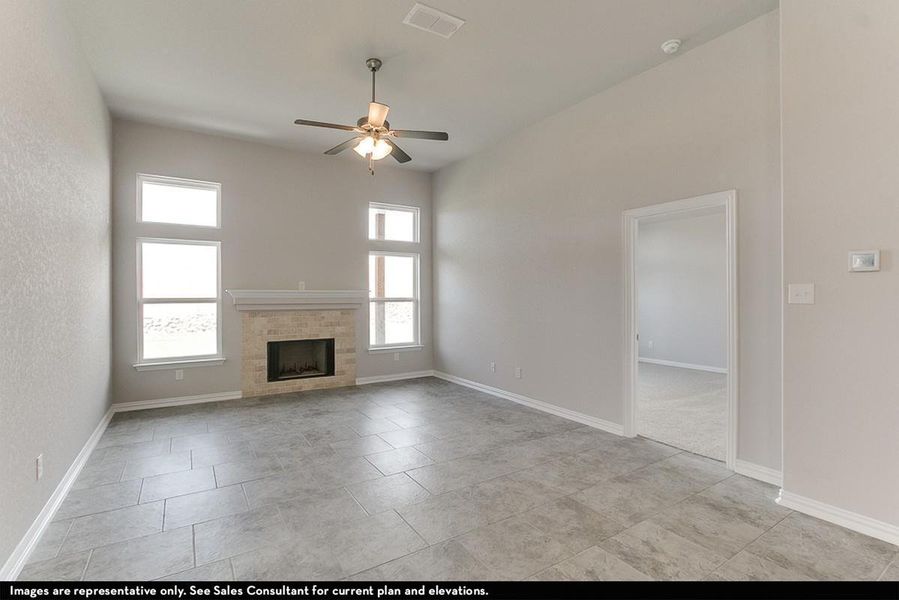 Spacious, unfurnished interior of a new home in Sunfield, Buda (Image 9).