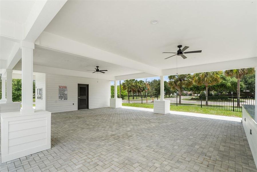 Exterior details and patio area of a home in Savannah Station, Alachua (Image 24). Exterior details and patio area of a home in Savannah Station, Alachua (Image 24).