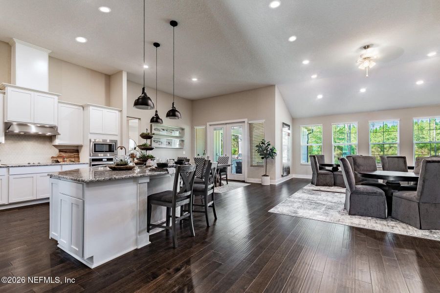 Furnished interior view inside a new home in , Hilliard (Image 18).