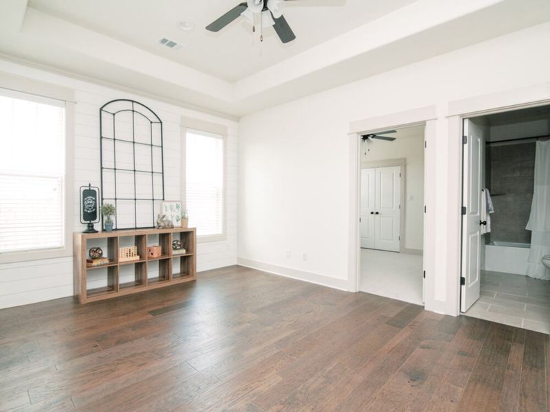 Representative unfurnished interior of a home built from the The Savannah by Reece Homes in Harvest Meadows, Bryan (Image 23).