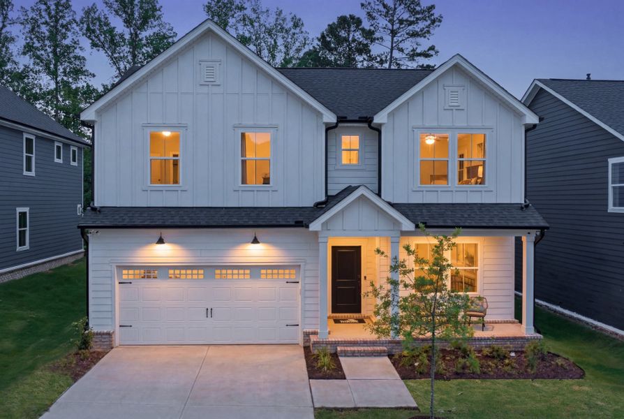 Representative exterior photo of a completed home built from the Kirby by Pulte Homes in Wimberly, Angier, NC (Image 24).