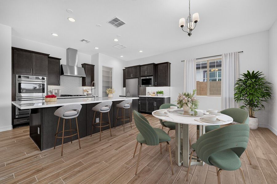 Furnished interior view inside a new home in Ellsworth Ranch, Queen Creek (Image 7).