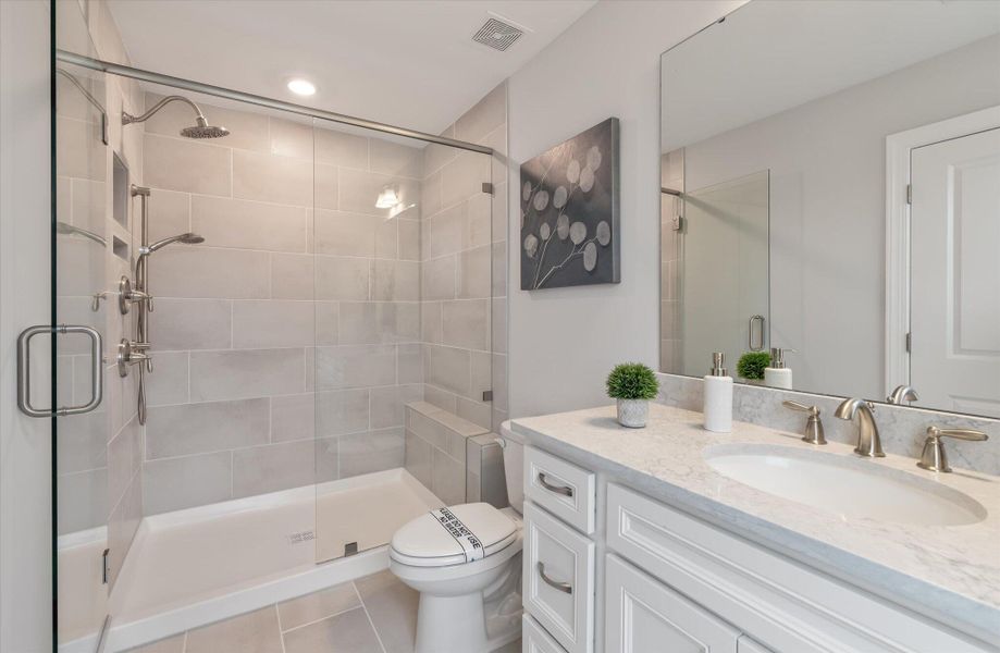 Furnished interior view inside a new home in , Charleston (Image 17).