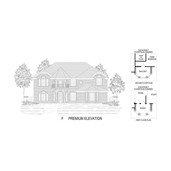 Representative rendering of the exterior for the Crestwood 2FSW by First Texas Homes (Image 13). Representative rendering of the exterior for the Crestwood 2FSW by First Texas Homes (Image 13).