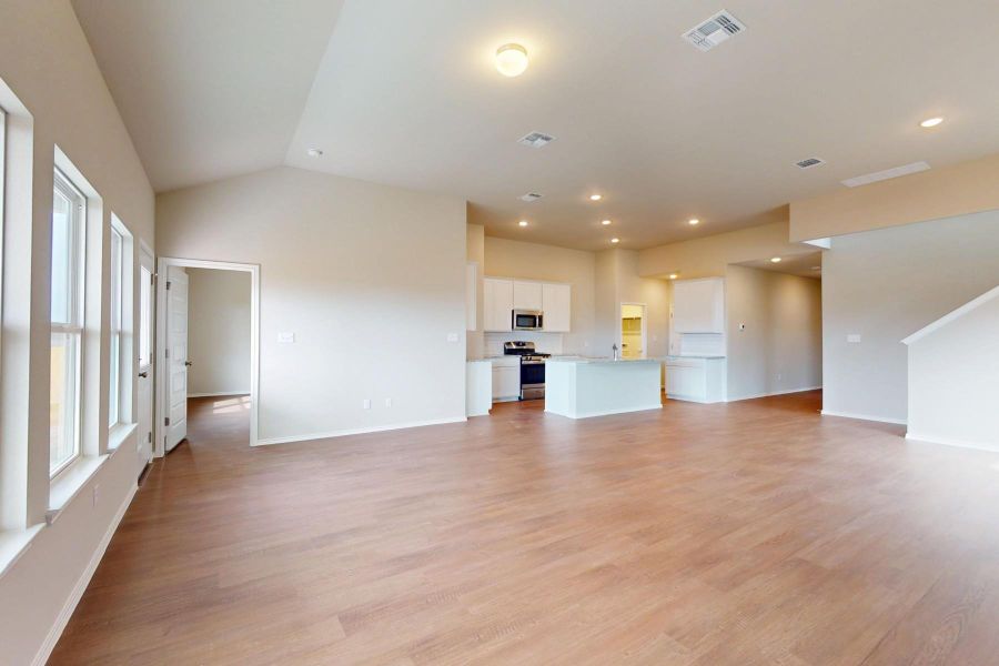Spacious, unfurnished interior of a new home in Carillon, Manor (Image 22).