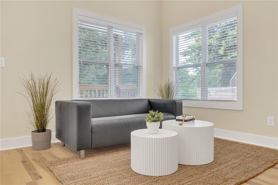 Furnished interior view inside a new home in , Atlanta (Image 7).