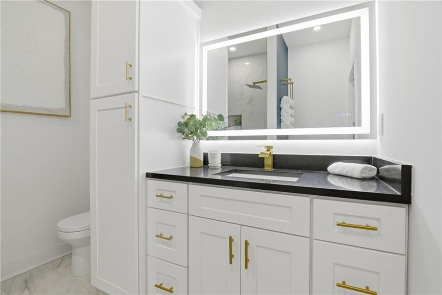 Furnished interior view inside a new home in , Union City (Image 9). Furnished interior view inside a new home in , Union City (Image 9).