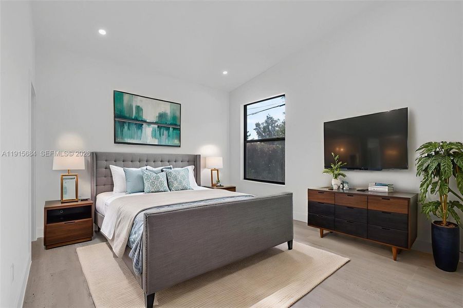 Furnished interior view inside a new home in , Coral Gables (Image 5).