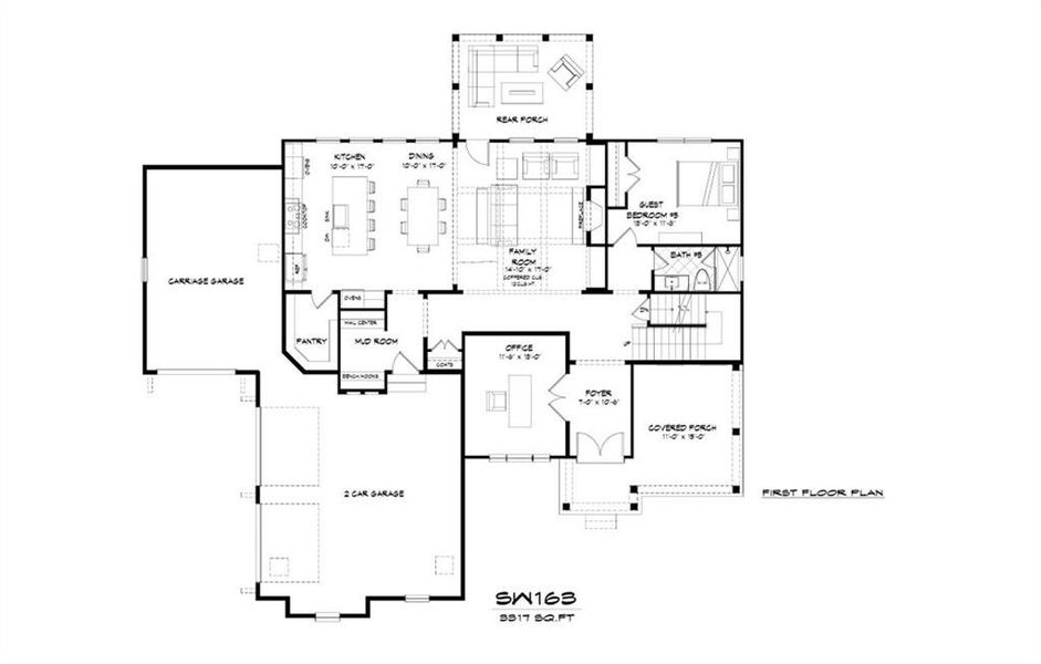 2D floor plan layout of this home in , Cumming, GA (Image 3).