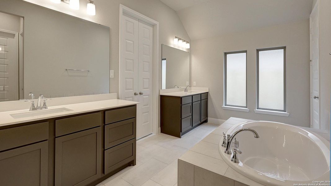 Furnished interior view inside a new home in Kallison Ranch, San Antonio (Image 12).