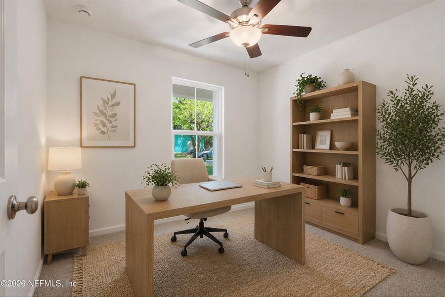 Furnished interior view inside a new home in , Jacksonville (Image 12).