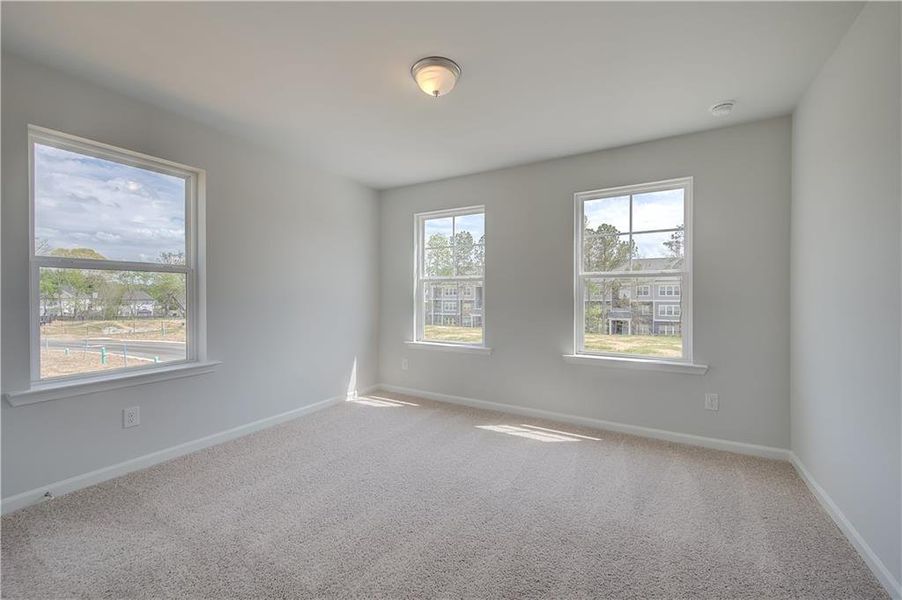 Spacious, unfurnished interior of a new home in Langley Overlook, Loganville (Image 29). Spacious, unfurnished interior of a new home in Langley Overlook, Loganville (Image 29).
