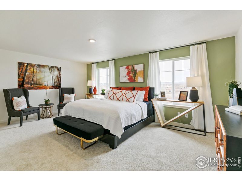 Furnished interior view inside a new home in Settlers Crossing, Commerce City (Image 16).