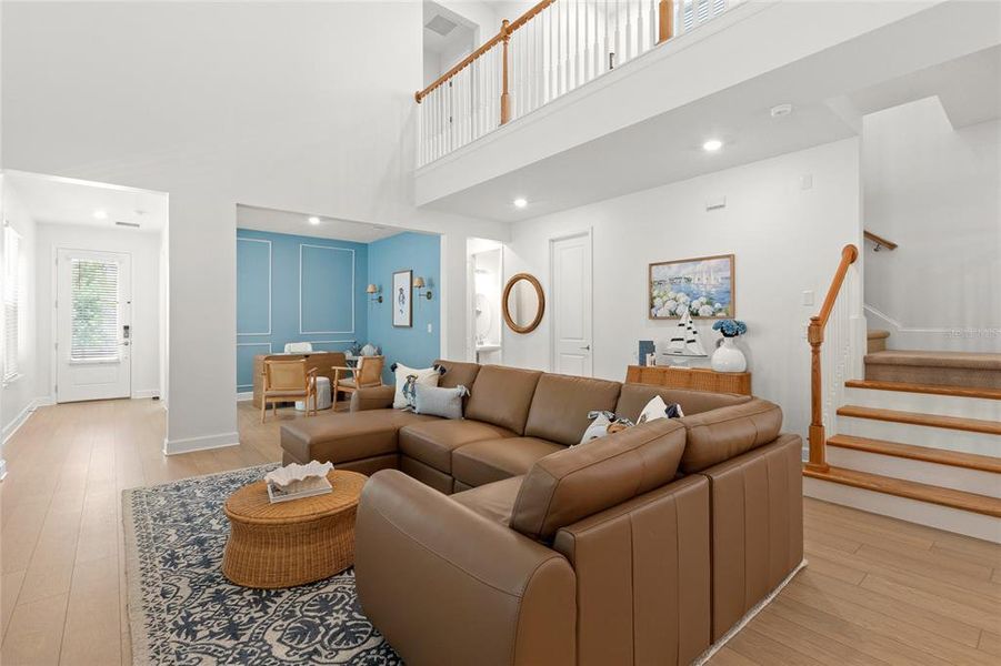 Furnished interior view inside a new home in Harvest at Ovation, Winter Garden (Image 29).