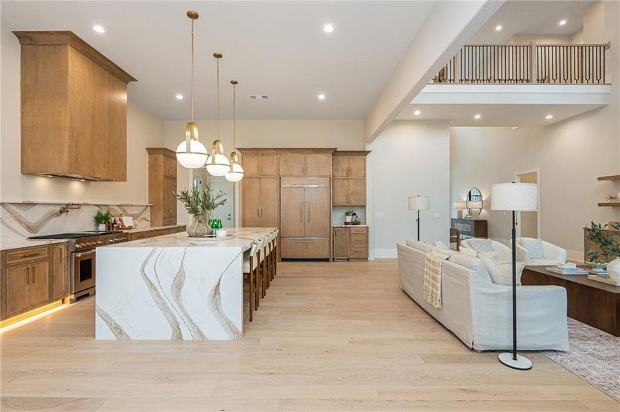 Furnished interior view inside a new home in , Alpharetta (Image 39).