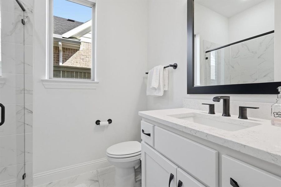 Furnished interior view inside a new home in , Northlake (Image 13).