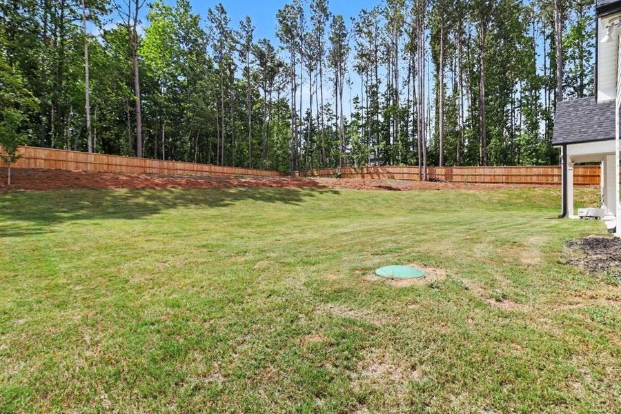 Exterior details and patio area of a home in Belle Hall, Newnan (Image 30).