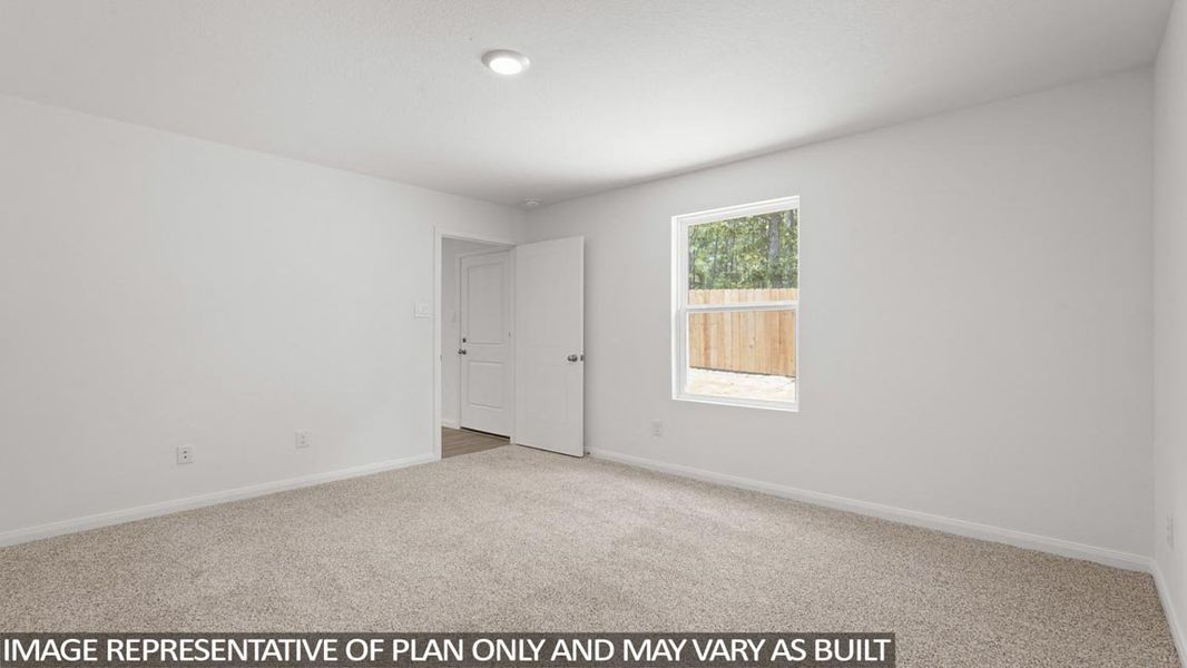 Spacious, unfurnished interior of a new home in McCrorey Trails, Conroe (Image 18).