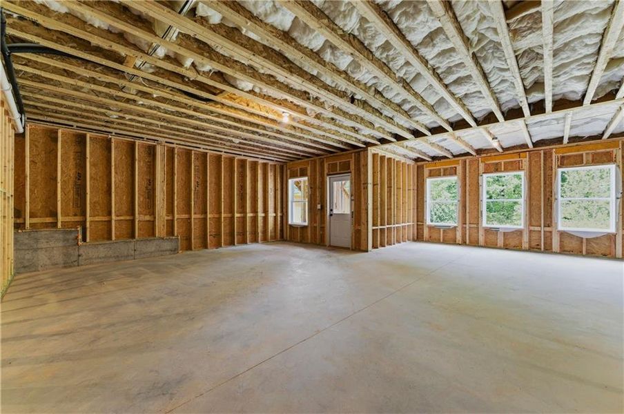 In-progress construction of a new home in , Cumming, GA (Image 35).