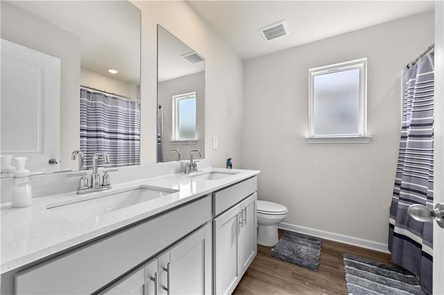 Furnished interior view inside a new home in Sweetwater Green - Royal Series, Lawrenceville (Image 11).