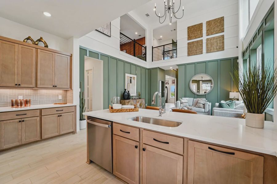 Representative furnished interior of a home built from the Laramie by Chesmar Homes in Jubilee 50's, Hockley (Image 7).
