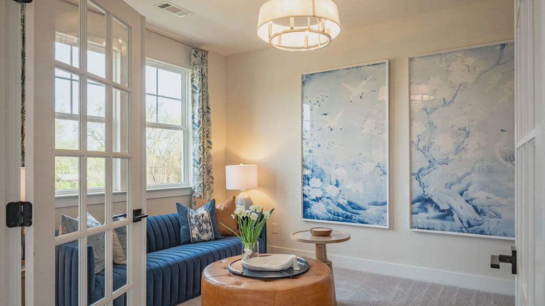 Dedicated study attached to primary bedroom