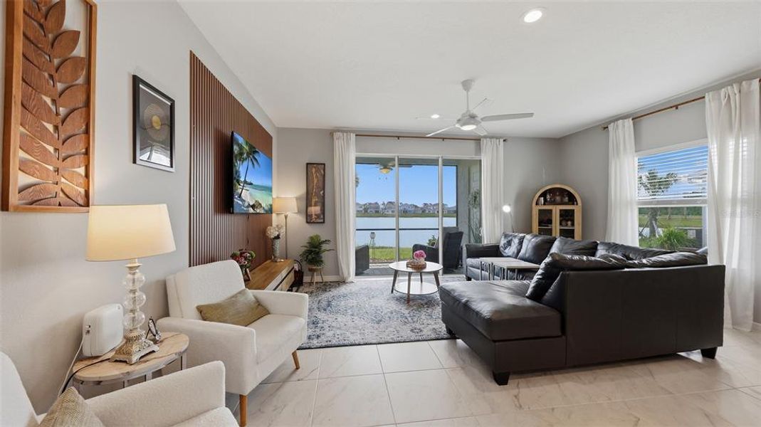 Furnished interior view inside a new home in , Sarasota (Image 19).