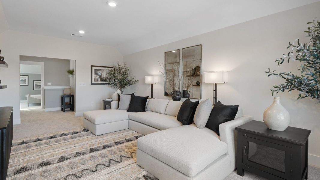 Representative furnished interior of a home built from the Cooper 3 by DRB Homes in The Reserve at Livingston Park, Easley (Image 15).