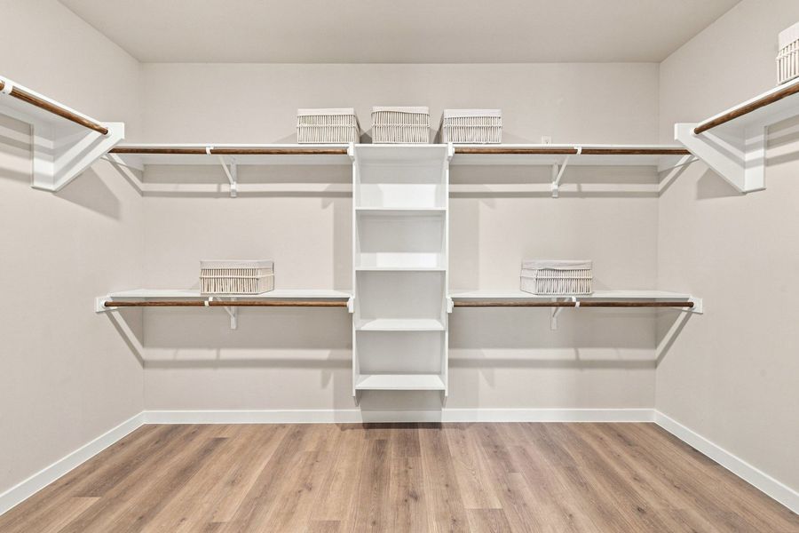 Representative unfurnished interior of a home built from the Tularosa by Hakes Brothers in The Woodlands, Mico (Image 22).