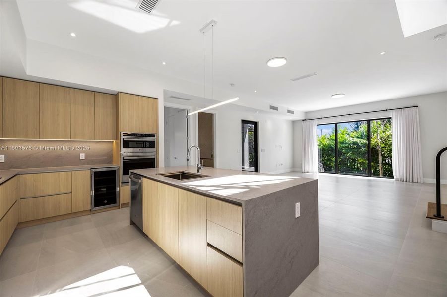 Furnished interior view inside a new home in , Miami (Image 15).