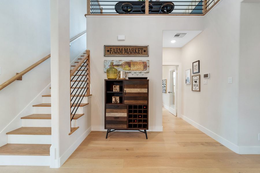 Furnished interior view inside a new home in Massey Oaks, Pearland (Image 13).