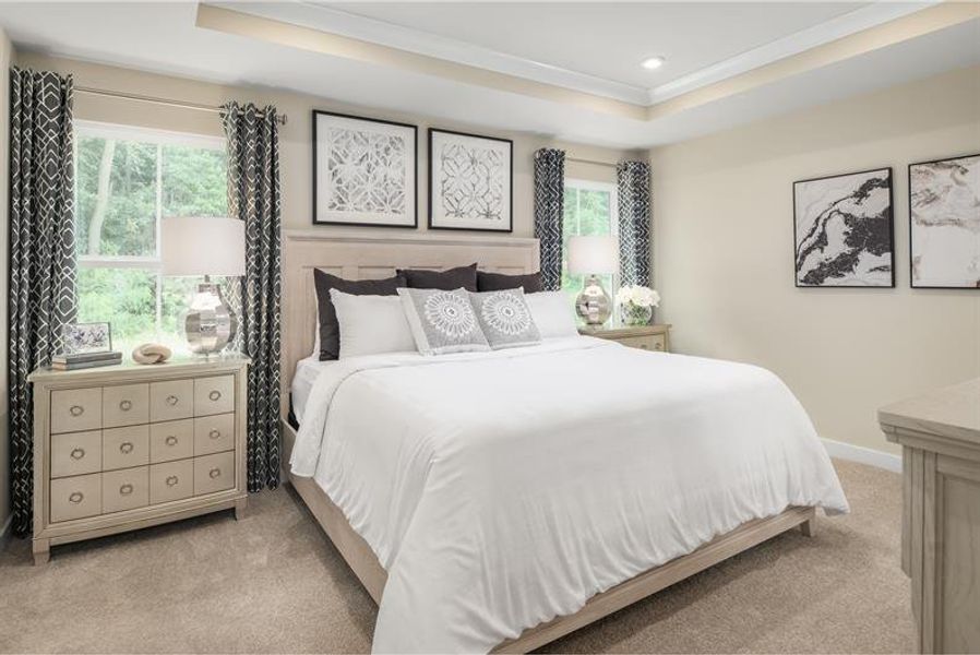 Furnished interior view inside a new home in Moore Farm Townhomes, Indian Trail (Image 9).