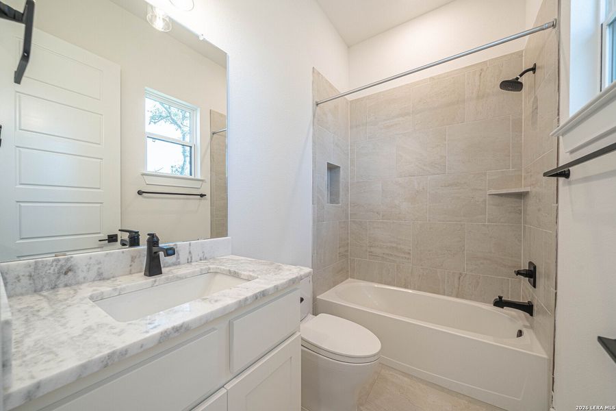 Furnished interior view inside a new home in , New Braunfels (Image 7).