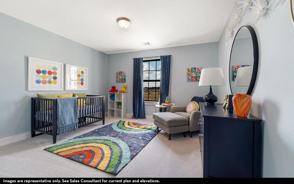 Furnished interior view inside a new home in Sunfield, Buda (Image 15).