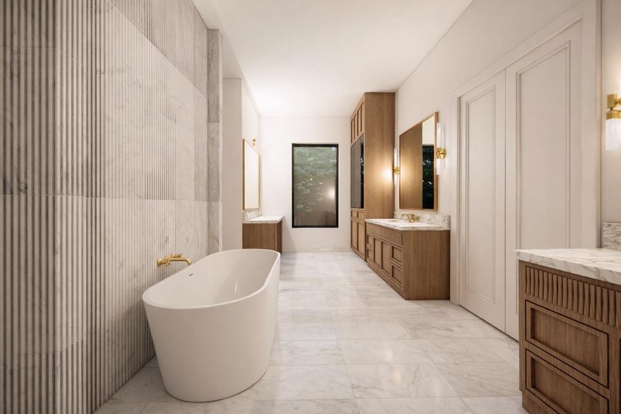 11411 Dunbeath Primary Bath Rendering 11411 Dunbeath Primary Bath Rendering