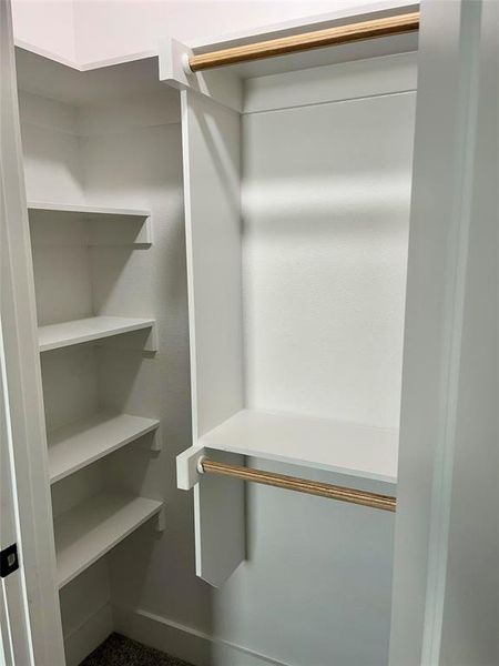 View of spacious closet