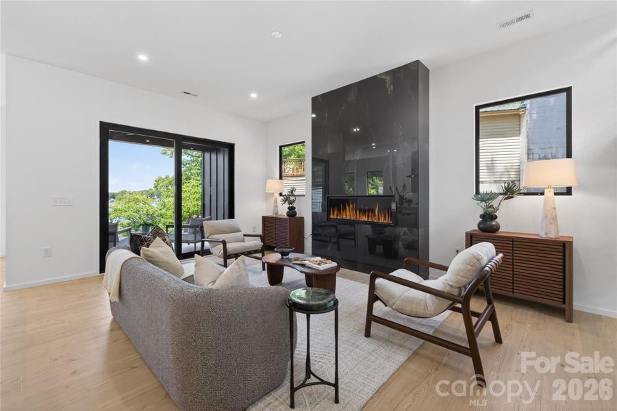 Furnished interior view inside a new home in , Norwood (Image 19).