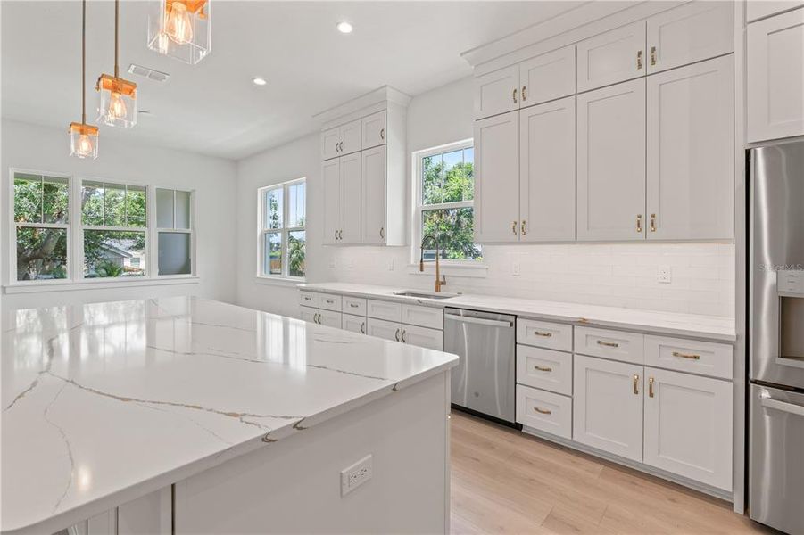 Furnished interior view inside a new home in , Tampa (Image 24).