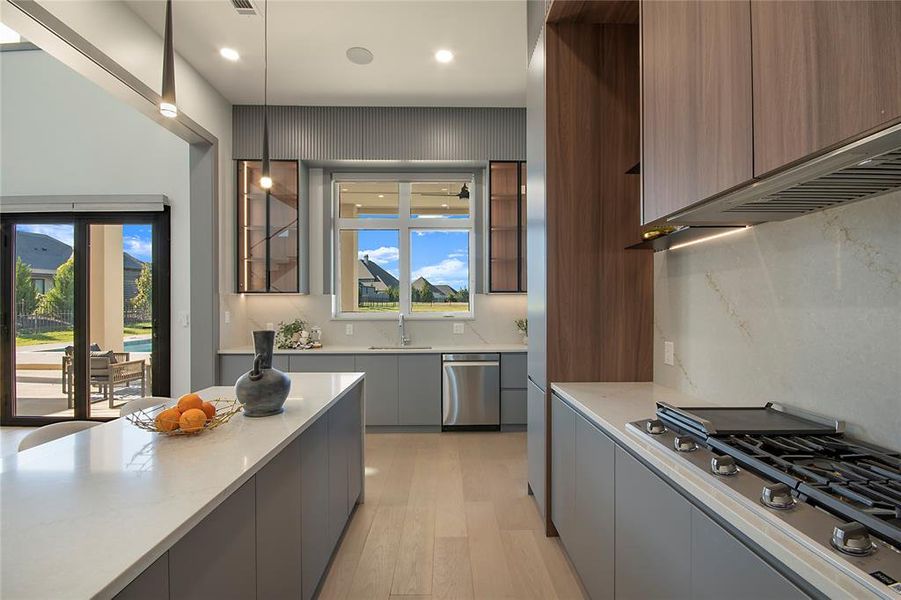 Furnished interior view inside a new home in , Heath (Image 9).