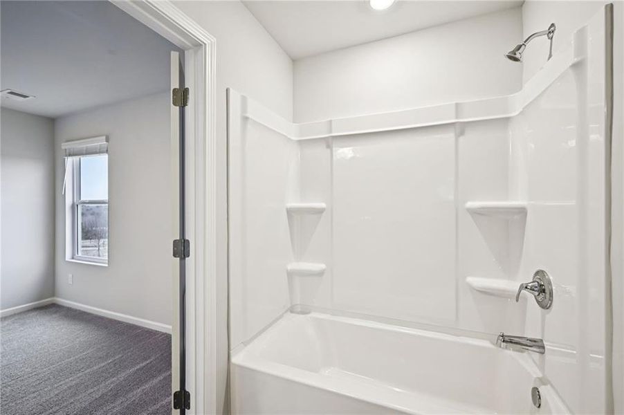 Furnished interior view inside a new home in The Hills at Cedar Creek, Winder (Image 24). Furnished interior view inside a new home in The Hills at Cedar Creek, Winder (Image 24).